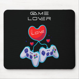 Mousepad Mulher Gamer Casal Adora Gamepad Tema Humor Cardía