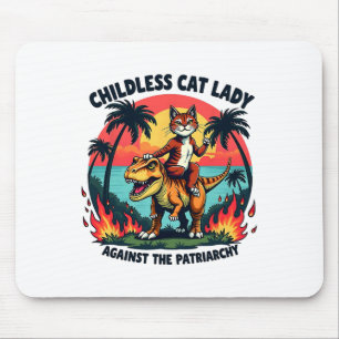 Mousepad Mulher Gato Sem Filhos Contra O Gato Patriarcado R