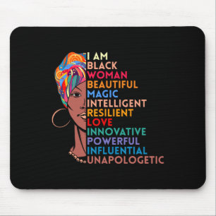 Mousepad Mulher Negra Afro-Americana Oferta História Negra