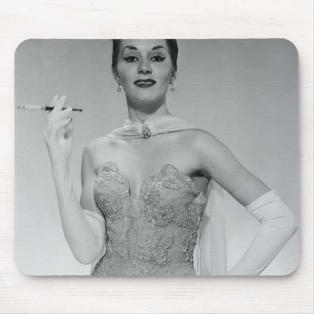 Mousepad Mulher no vestido (Frente)