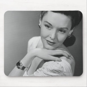 Mousepad Mulher no vestido de noite
