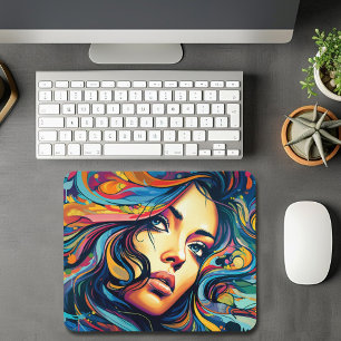 Mousepad Mulher Pop Art