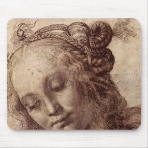Mousepad Mulher que olha para baixo