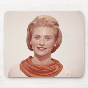 Mousepad Mulher que veste o lenço