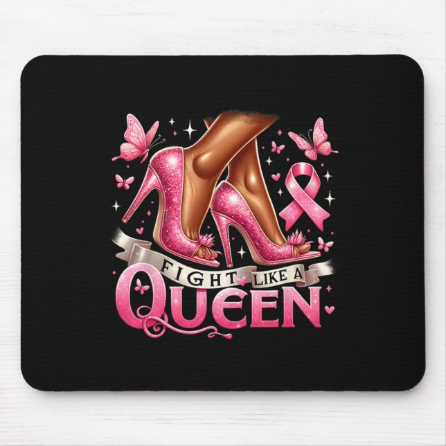 Mousepad Mulher Rainha Lutando Como Uma Rainha Conhecida Pe (Frente)