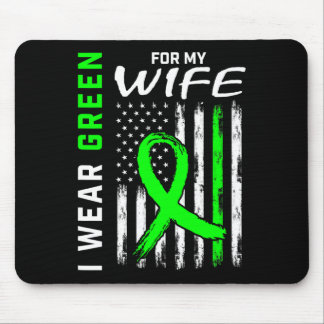 Mousepad Mulher Verde Doença Renal Cerebral Palsy Awar