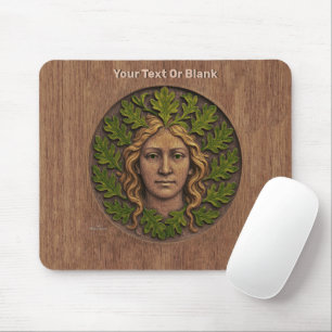 Mousepad Mulher Verde - Madeira