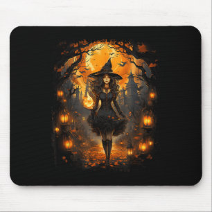 Mousepad Mulher Witchy Girl Halloween Costume Witchcraft Wi