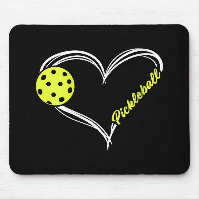Mousepad Mulheres Adoram Pickleball - jogo de picleball fof (Frente)