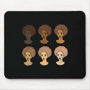 Mousepad Mulheres Afro História Negra Mês Homens