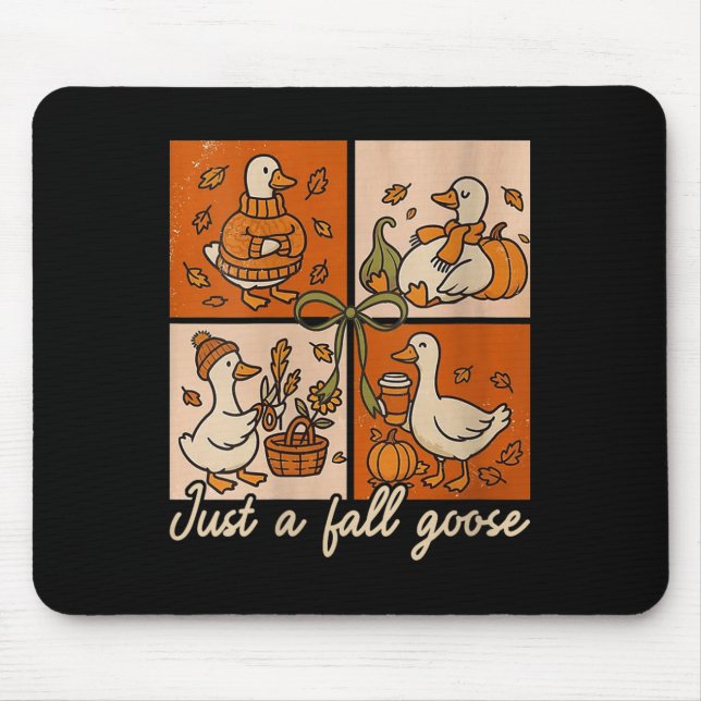 Mousepad Mulheres Apenas Um Ganso De Outono Época Aconchega (Frente)