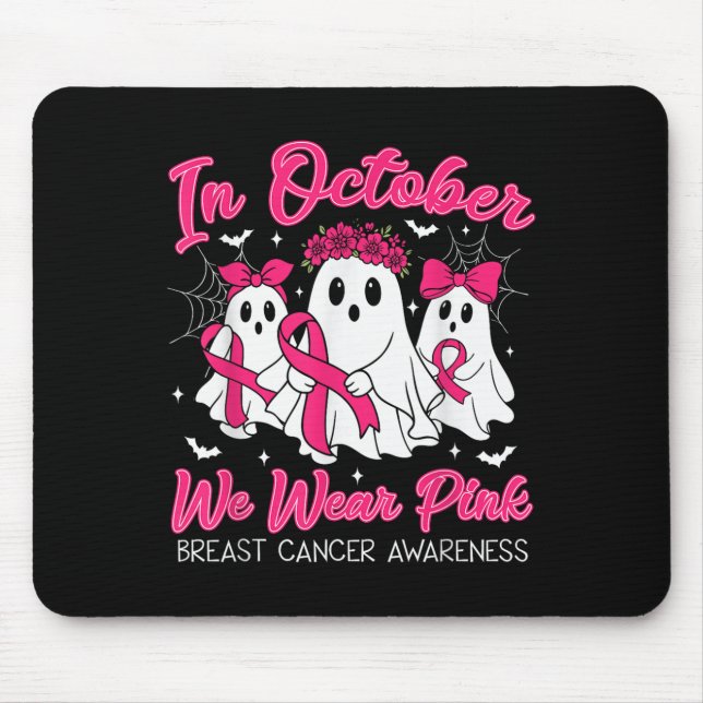Mousepad Mulheres Canceres No Dia das Bruxas Em Outubro Ves (Frente)