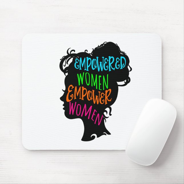 Mousepad Mulheres capacitadas empoderam mulheres (Com mouse)