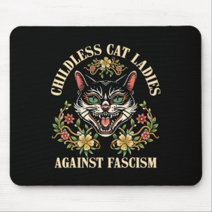 Mousepad Mulheres De Gato Sem Filhos Contra O Fascismo 2