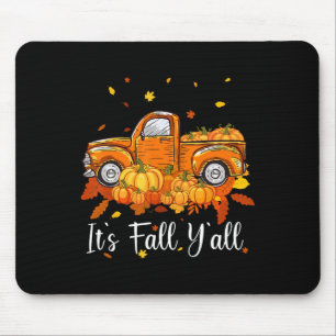 Mousepad Mulheres É Queda Vocês Pumpkin Caminhão Árvore de