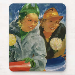 Mousepad Mulheres elegantes e à moda do vintage, melhores