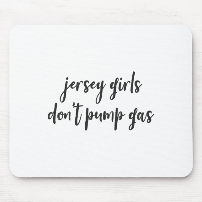 Mousepad Mulheres Engraçadas de Nova Jersey, Garotas de Jer (Frente)