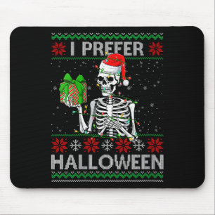Mousepad Mulheres Engraçado Eu Prefiro Esqueleto de Hallowe