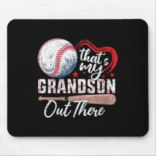 Mousepad Mulheres Esse é Meu Neto Lá Fora Beisebol Vovó