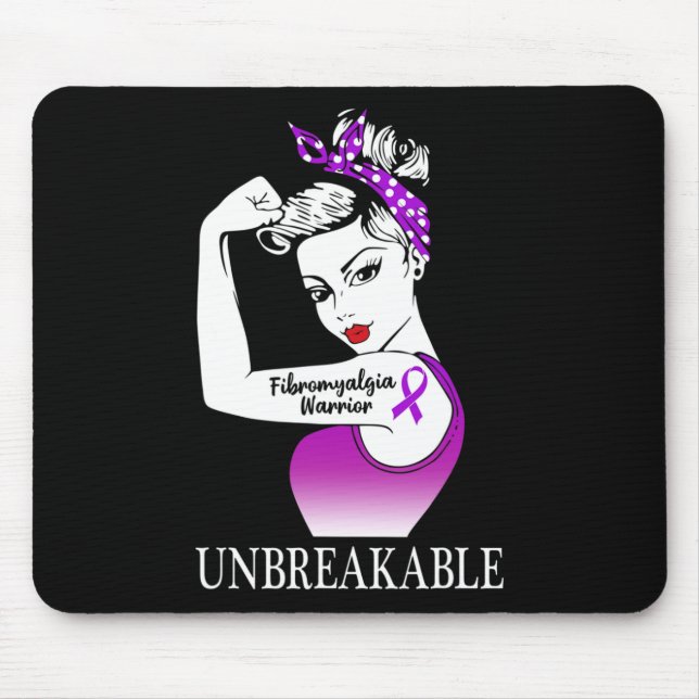 Mousepad Mulheres Fortes e Inseparáveis do Guerreiro (Frente)