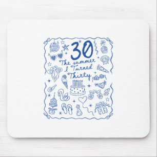 Mousepad Mulheres Homens de 30 Anos Festa de Aniversário de