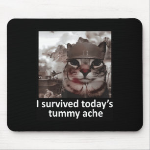 Mousepad Mulheres Mães Sobrevivi ao Tummy Ache Groovy de ho