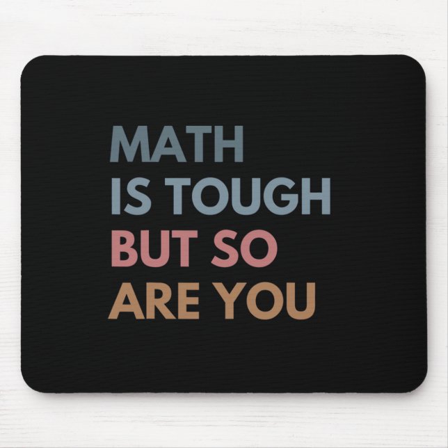 Mousepad Mulheres Matemática É Difícil Mas Você Também É Pr (Frente)