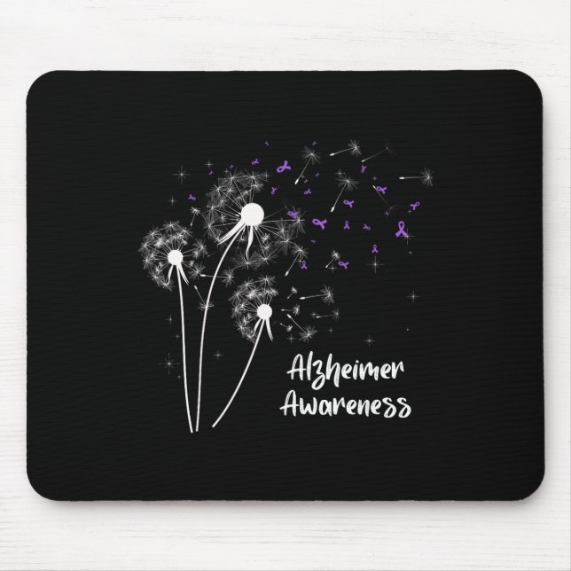 Mousepad Mulheres Meninas Dente-de-Leão de Conscientização  (Frente)