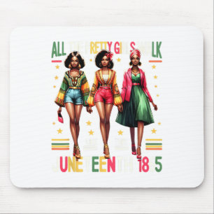 Mousepad Mulheres Negras 18 de junho de 1865 Celebram a Lib