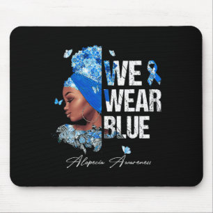 Mousepad Mulheres Negras Vestimos a Consciência da Alopecia