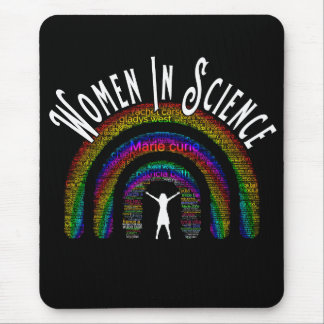 Mousepad Mulheres no Rainbow Word Fill Design