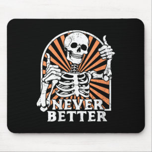 Mousepad Mulheres Nunca Melhor Esqueleto Polegares Para Cim