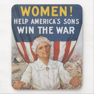 Mousepad Mulheres! Os filhos de América da ajuda