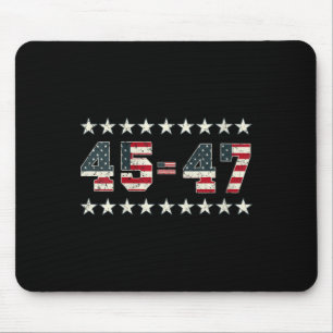 Mousepad Mulheres Pro Trump 2024 45th Potus 45=47 President