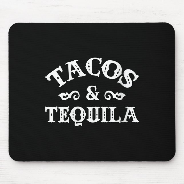 Mousepad Mulheres Tacos E Tequila Cinco Engraçados De Mayo  (Frente)
