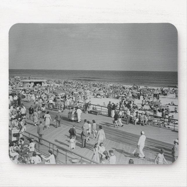 Mousepad Multidão na praia (Frente)