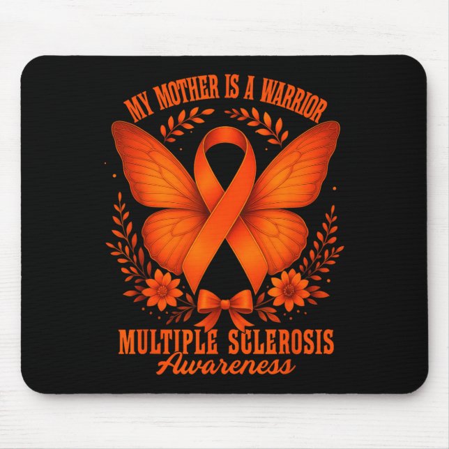 Mousepad Multiple Sclerosis Awareness Ms Warrior My Mother  (Frente)