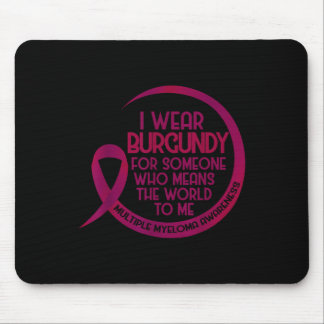 Mousepad Múltiplos Myelomas Sensibilização Burgundy Fita I 