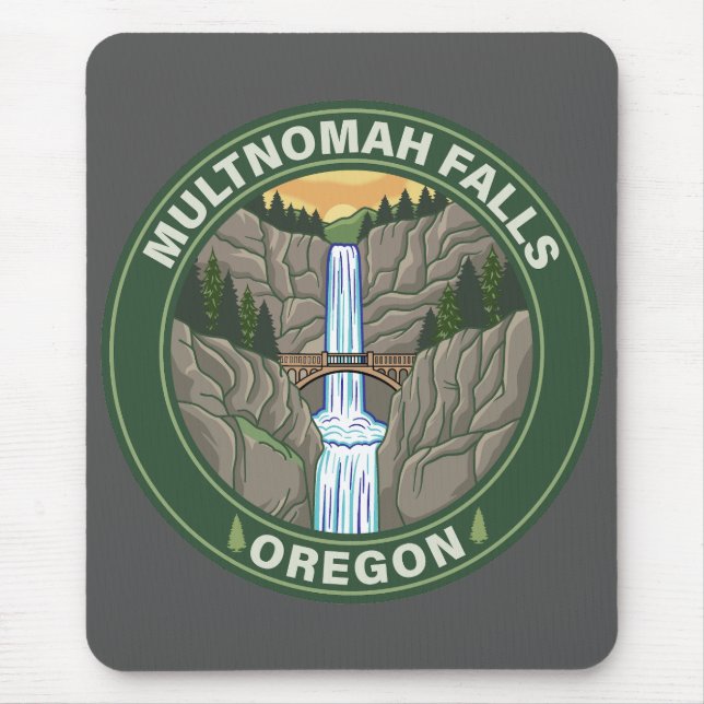 Mousepad Multnomah Falls Oregon (Frente)