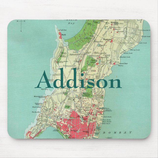 Mousepad Mumbai Early Map (Frente)