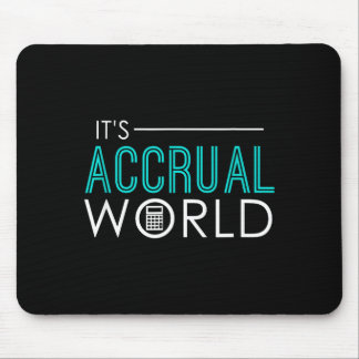 Mousepad Mundo de regime de competência contabilidade engra