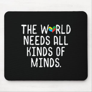 Mousepad Mundo do Autismo Precisa de Todo Tipo de Consciênc