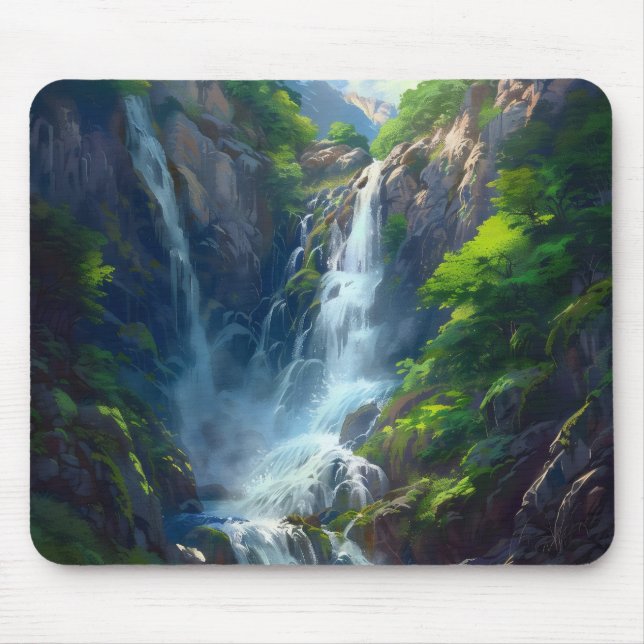 Mousepad Mundo Fantasia Cachoeira (Frente)