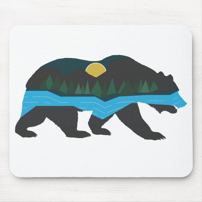 Mousepad Mundo num Urso (Frente)