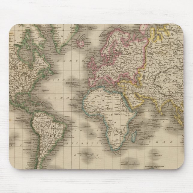 Mousepad Mundo, Projeção do Mercator 2 (Frente)