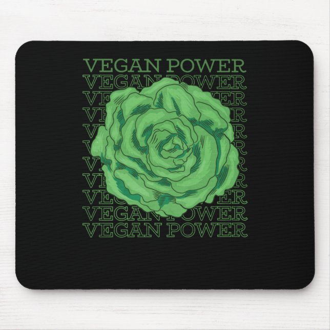 Mousepad mundo vegan dia-feliz mundo vegan dia-dia-o futuro (Frente)