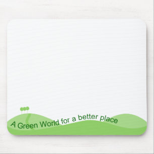 Mousepad Mundo verde