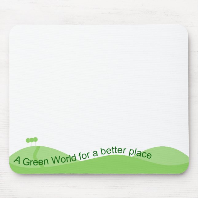 Mousepad Mundo verde (Frente)