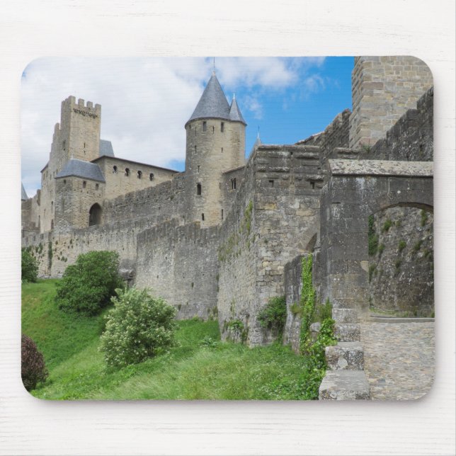 Mousepad Mural fortificado de Carcassonne (Frente)