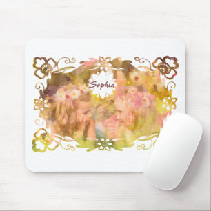 Mousepad Murmurios de Magia: Duas Amigas Fadas em um Jardim